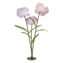 3 Heads Giant Artificial Flowers Wedding Artificial Flower Decoration Stand 29cm