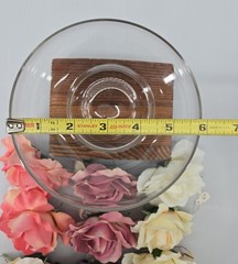 Multicolor Roses Arrangement in Glass Bubble Bowl