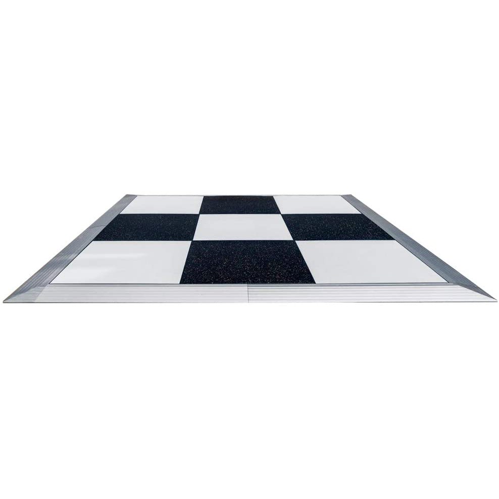 Portable Commercial Dance Floor 9×15 Checkered Waterproof Tiles Wedding Party