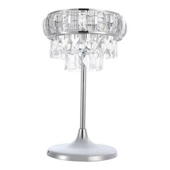 Elegant Wedding Flower Stand with Crystal Pendants for Events and Decorations