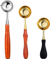 Durable Brass and Stainless Steel Wax Seal Spoons – Perfect for Gifts