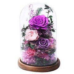 lovenfold Flowers for Delivery Preserved Rose in Large, Purple-summer