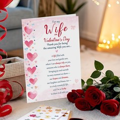 Beixian Valentines Day Cards Gifts for Wife from Husband, Unique Wife Valenti…