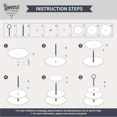 Elegant 3 Tier Cupcake Stand – White Porcelain Dessert Stand