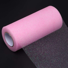 Glitter Tulle Roll Sparkling Tulle Ribbon Fabric Spool for Wedding Decoration Gi