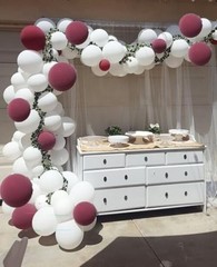 Maroon Graduation Party Decorations/Graduation Decorations Maroon White