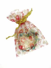 Gift Bags for Package Red Pink Heart Gift Pouch Candy Wedding Favor 5×7″ 50 pcs