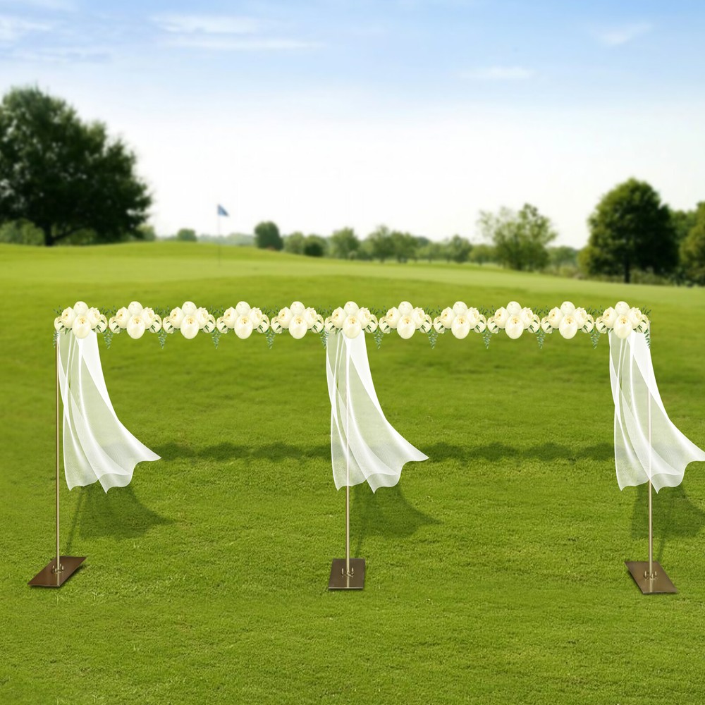 Gold Photography Background Support Stand Wedding Backdrop Steel Stand Frame new