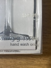 New In Box “Mr and Mrs» Wedding Toasting Champagne Glass Flute Set Hobby Lobby