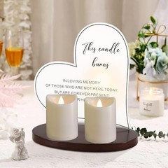 2 Pack Outdoor Battery Operated Candles with Timer (3×4 3 x 4 inches – 2 PACK