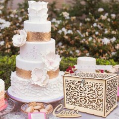 DIY Rustic Wedding Card Box with Lock Wooden Gift Card Box Holder Graduation …