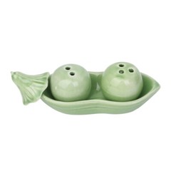 Seasoning Can Two Peas in Ceramic Shaker Wedding Party Gifts Set