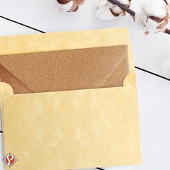 A6 Parchment Envelopes, NEW CHAMPAGNE, 4 3/4 x 6 1/2, 24lb Bond/60lb Text, 25 Pk