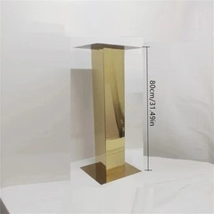 Elevate Your Event: Luxury Stainless Steel Rust-Proof finish Gold or Silver