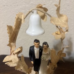 Vintage Coast Novelty #322 F 1940’s Bride & Groom Wedding Cake Topper