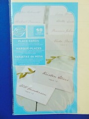 2 Sets of Gartner Pearl Ivory Place Cards 48 Count in each