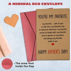 Fathers Day Card for Husband – Funny Fathers Day Cards from Wife, Fiancee – H…
