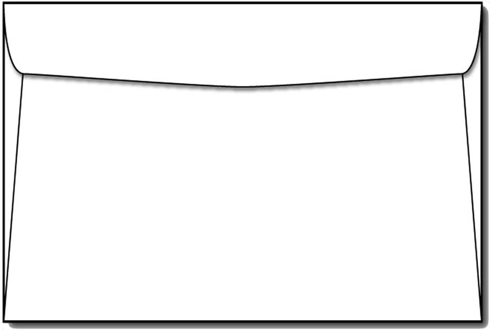 Thick 28lb White 6″ x 9″ Envelopes – 25 Pack – 25 Envelopes,