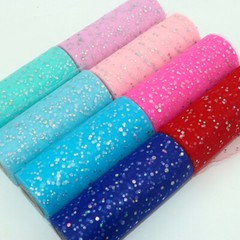 6″ Sequin Glitter Tutu Tulle Rolls Fabric Bridal Crafts Wedding Decor DIY Dress