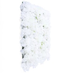 6 Pcs Silk Rose Flower Wall Panels 40 × 60 cm Wedding Party Backdrop