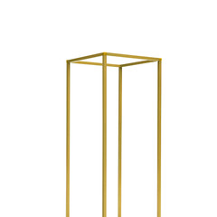 10Pcs 23.6» Tall Gold Metal Flower Stand for Wedding Table Centerpieces Decor