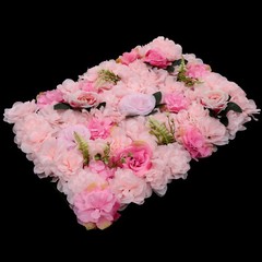 12pcs Artificial Flower Panels 24″x16″ Romantic Floral Backdrop Wedding Decor