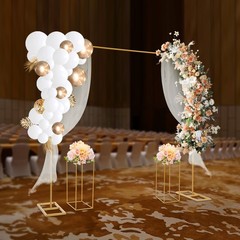 Metal Wedding Stand Wedding Backdrop Stand Balloon Stand with Flower Stands