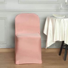10 Spandex Folding Chair Covers Glittered Metallic Back Wedding Supplies Event