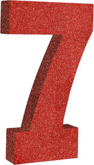 7.8 Inch Silver Glitter Number 0 Wooden Table Centerpiece Silver Birthday Party