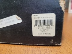 Genuine 8×10 Black Leather Wedding Album Fits 24 Prints LNIB
