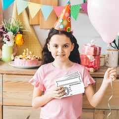 10th Birthday Invitations, 25 Double-Sided Invitation Cards with 25 Envelopes…