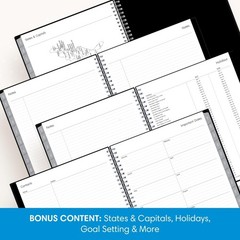 Blue Sky 2027 18 Month Monthly Planner Calendar, July 2026 – December 2027, 8…