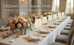 20 Pcs Gold Table Number Holders, 2.5-Inch Place Card Holders With Widened Base,