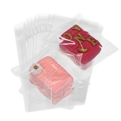 TEMLQPACK 100Pcs 4 x 6 Inch Clear Cellophane Bags for 1 count (Pack of 100)