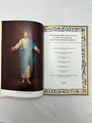 Portrait of Christ for Newlyweds Religious Wedding Guest Book Beige Gold