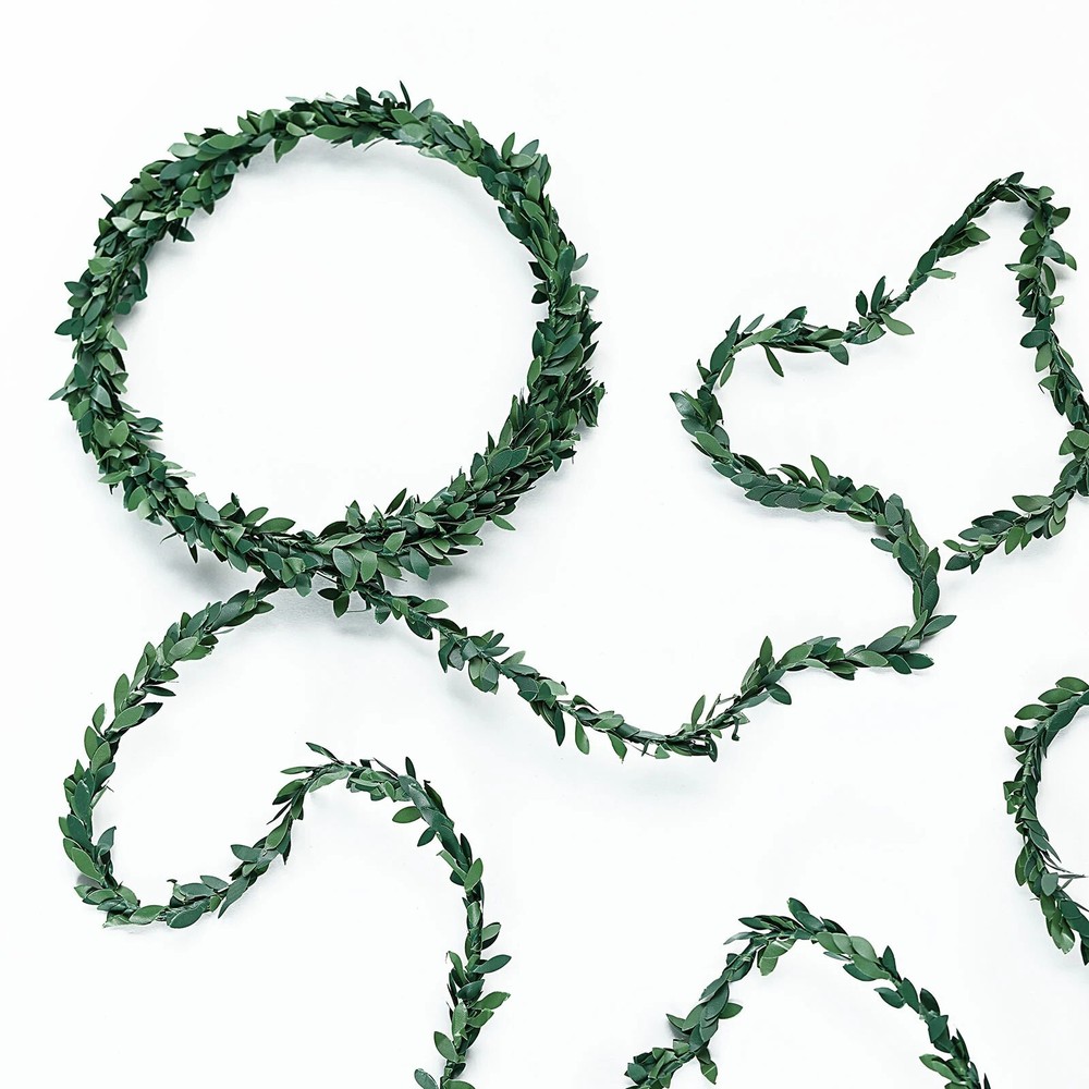 18 ft long Green Artificial Mini Foliage Garland Wedding Party Home Decorations