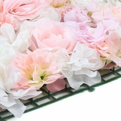 20 Piece Wedding Artificial Flower Wall Silk Floral Wall Background Decoration