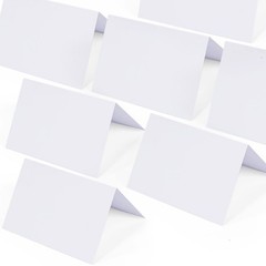 Place Cards for Table Setting, 50 Pcs Blank Table Name Card – 3.7×2.48 In