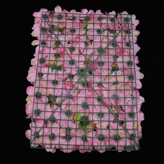 6Pcs Artificial Flower Wall Panels 60*40cm Floral Backdrop Wedding Party Decor