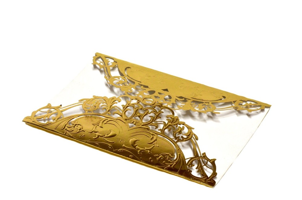 Laser cut wedding invitations