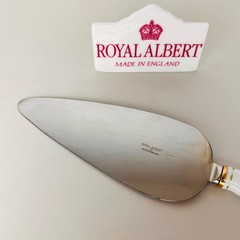 Royal Albert ‘September’ Cake Knife – English Porcelain, Flower of the Month