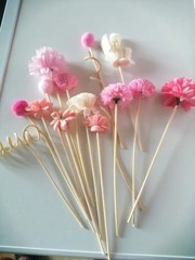 Chrysanthemum Reed Diffuser Set Artificial Plant Fireless Aromatherapy Decor