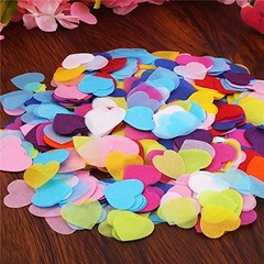 1 Inch Multicolor Hearts Paper Confetti for Wedding St. Valentine’s 1.2 inch