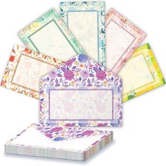 72 Pieces Stationery Set (48 Sheets paper & 24 Pcs 8.5×11, Multicolor