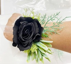 Rose Wrist Corsage Bracelet Set, 2 Pack, Wedding Party Decor
