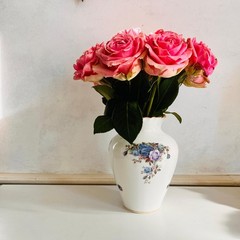 Royal Albert Moonlight Roses Porcelain Vase – Large English Floral China