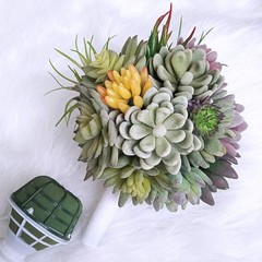 6 PCS Foam Floral Handle Bouquet Holders Handle Bouquet Holder for Floral