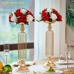 Red & White 13.8” Diameter Pcs of 6 Fake Flower Ball Arrangement
