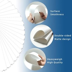 100 Pack 4×6 White Cardstock Paper, 92lb/250GSM Heavyweight inches,
