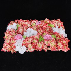 6pcs Artificial Flower Wall Panel Wedding Party Backdrop Plant Wall Decoration